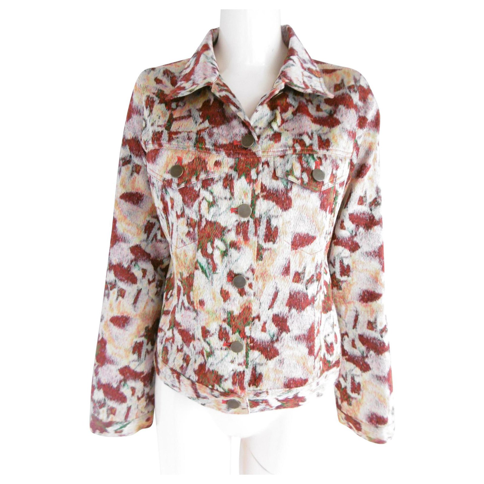 Autre Marque Ritsuko Shirahama Floral Weave Jacket | LUXE et VENTE